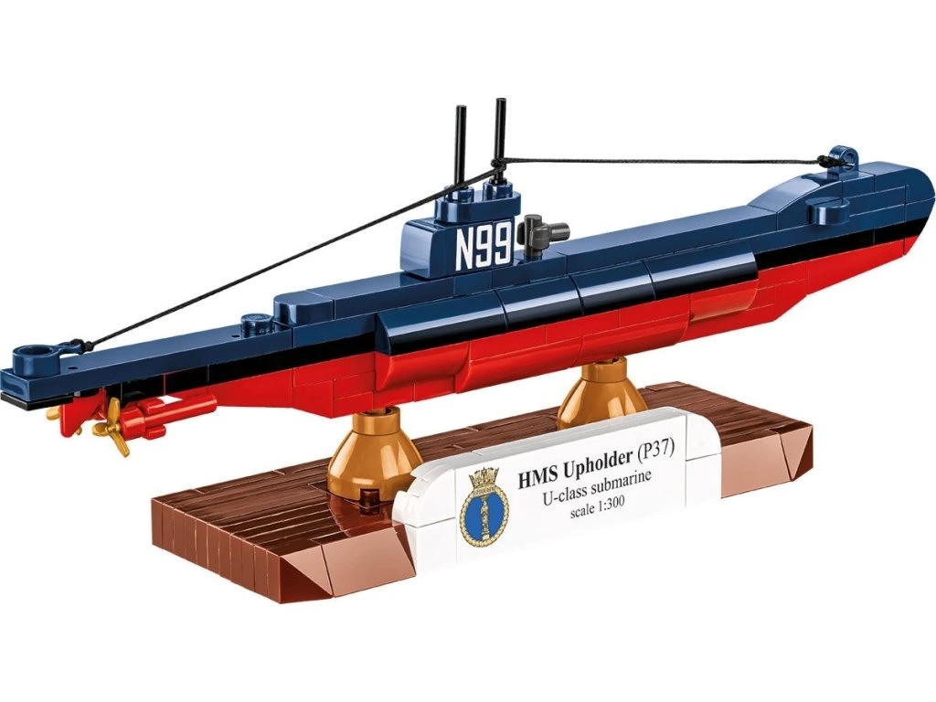 Cobi 4862 II WW HMS Upholder (P37) U-class ponorka 1:300, 140 kostek