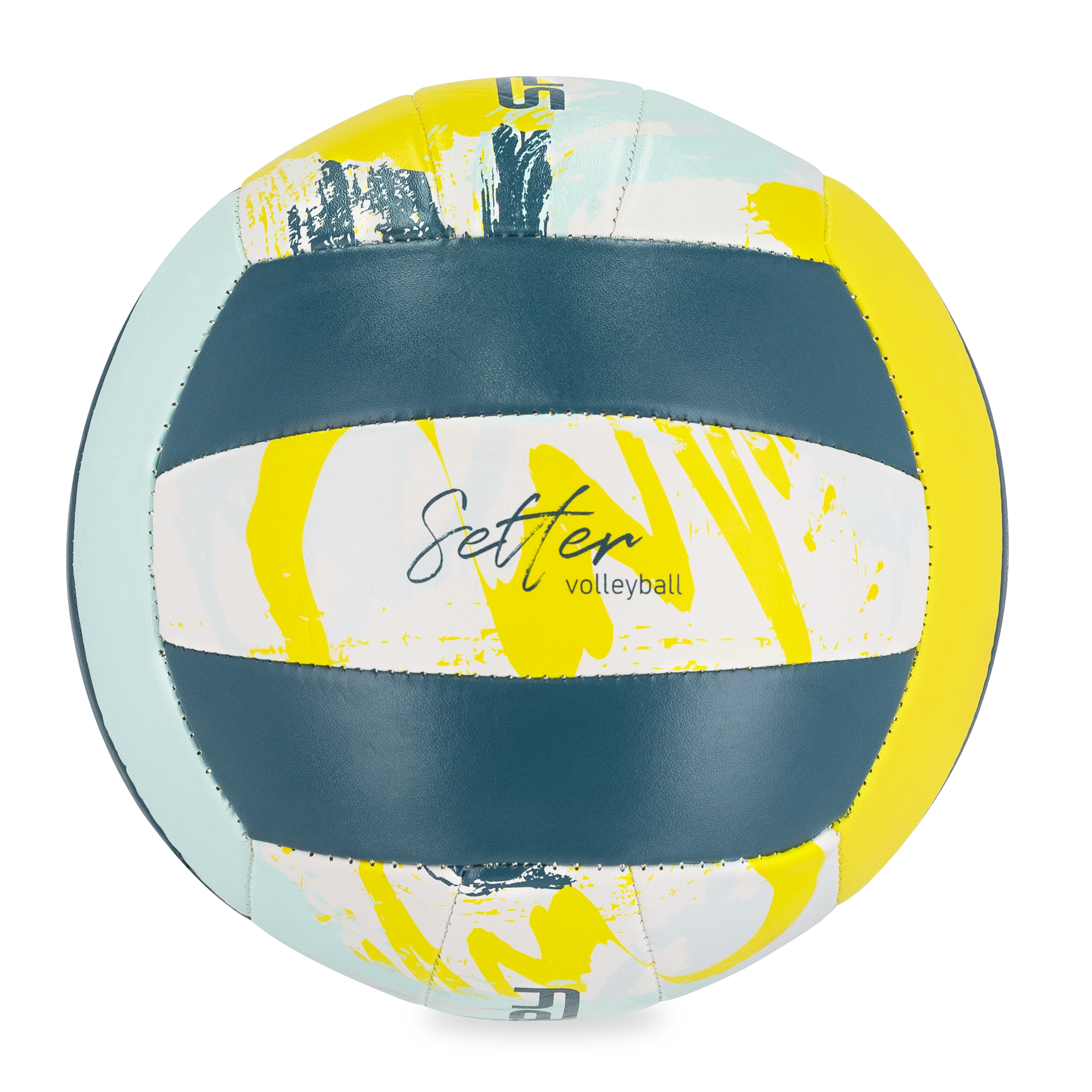 Spokey SETTER Volejbalový míč, vel. 5, žluto-zelený