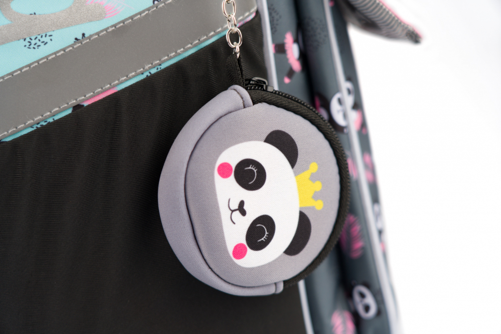 BAAGL SET 3 Zippy Panda: aktovka, penál, sáček