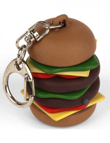 Kikkerland Mini hamburger - klíčenka