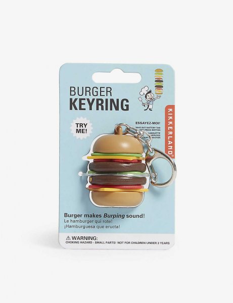Kikkerland Mini hamburger - klíčenka