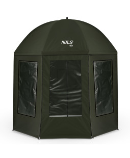 Rybářský deštník NILS Camp NC4701 s plnou bočnicí, 220 cm