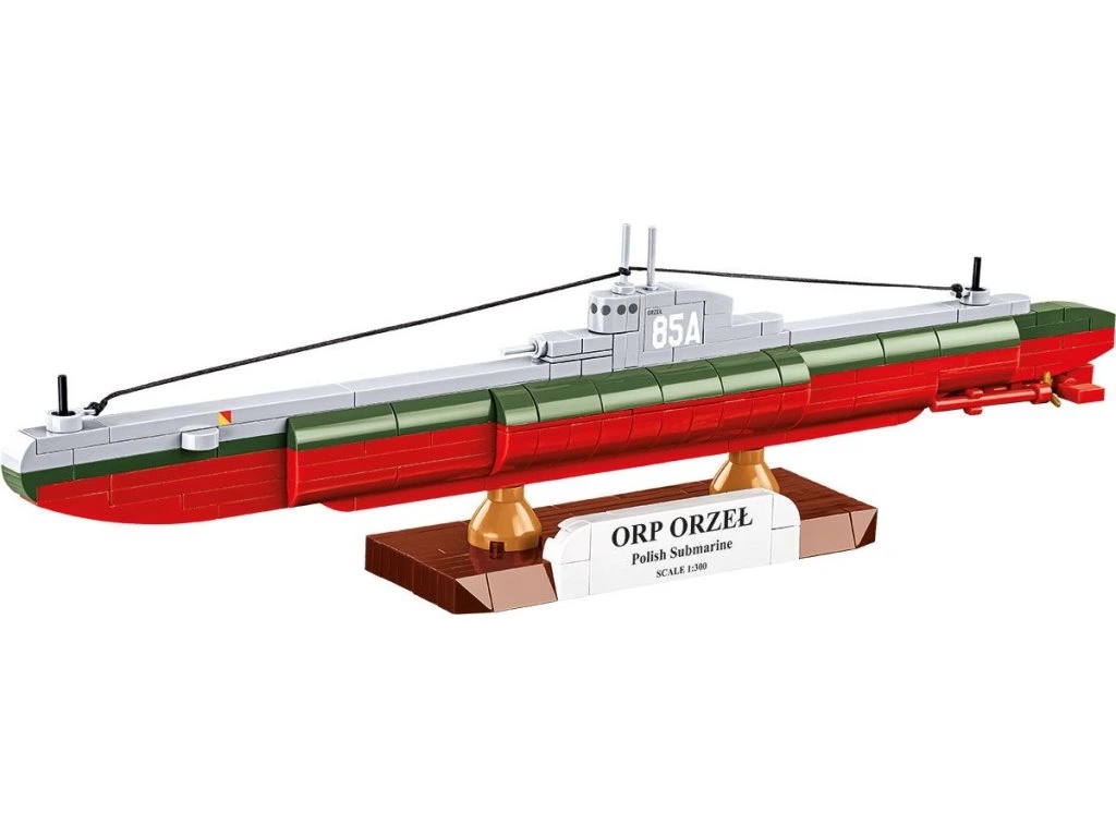 Cobi 4855 II WW Polská ponorka ORP Orzel, 1:300, 193 kostek
