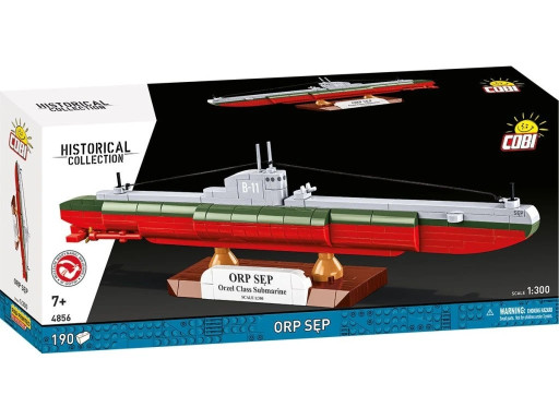 Cobi 4856 II WW Polská ponorka ORP Sep, 1:300, 190 kostek