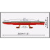 Cobi 4856 II WW Polská ponorka ORP Sep, 1:300, 190 kostek
