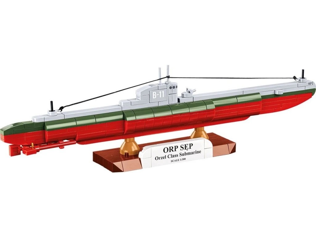 Cobi 4856 II WW Polská ponorka ORP Sep, 1:300, 190 kostek