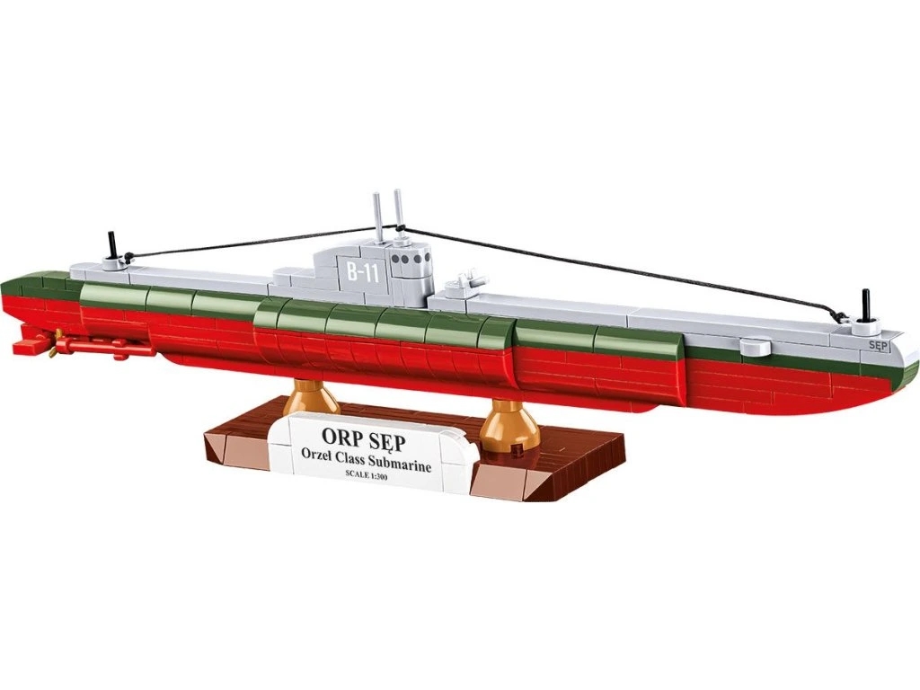 Cobi 4856 II WW Polská ponorka ORP Sep, 1:300, 190 kostek
