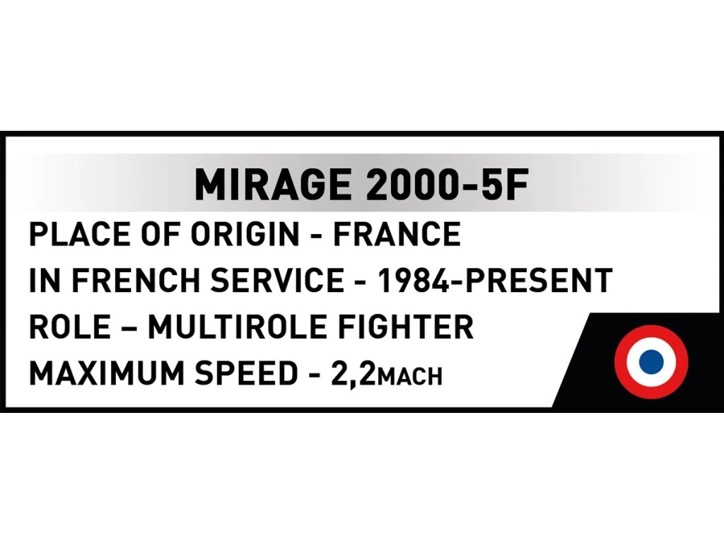 COBI 5917 Mirage 2000-5, 1:48, 494 kostek
