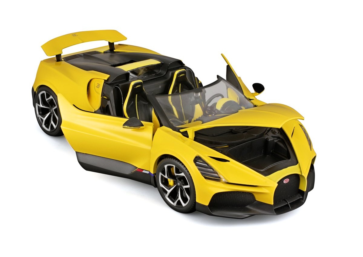 Bburago Bugatti Mistral, Yellow 1:18