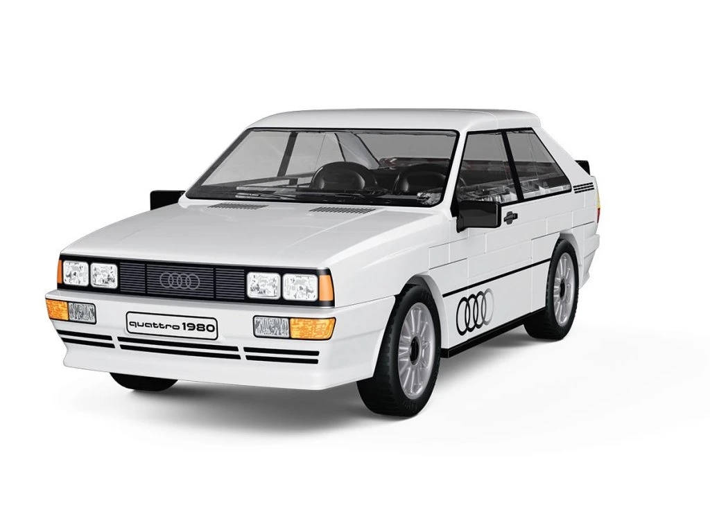 Cobi 24665 Audi Quattro 1980, bílé, 1:35, 79 kostek