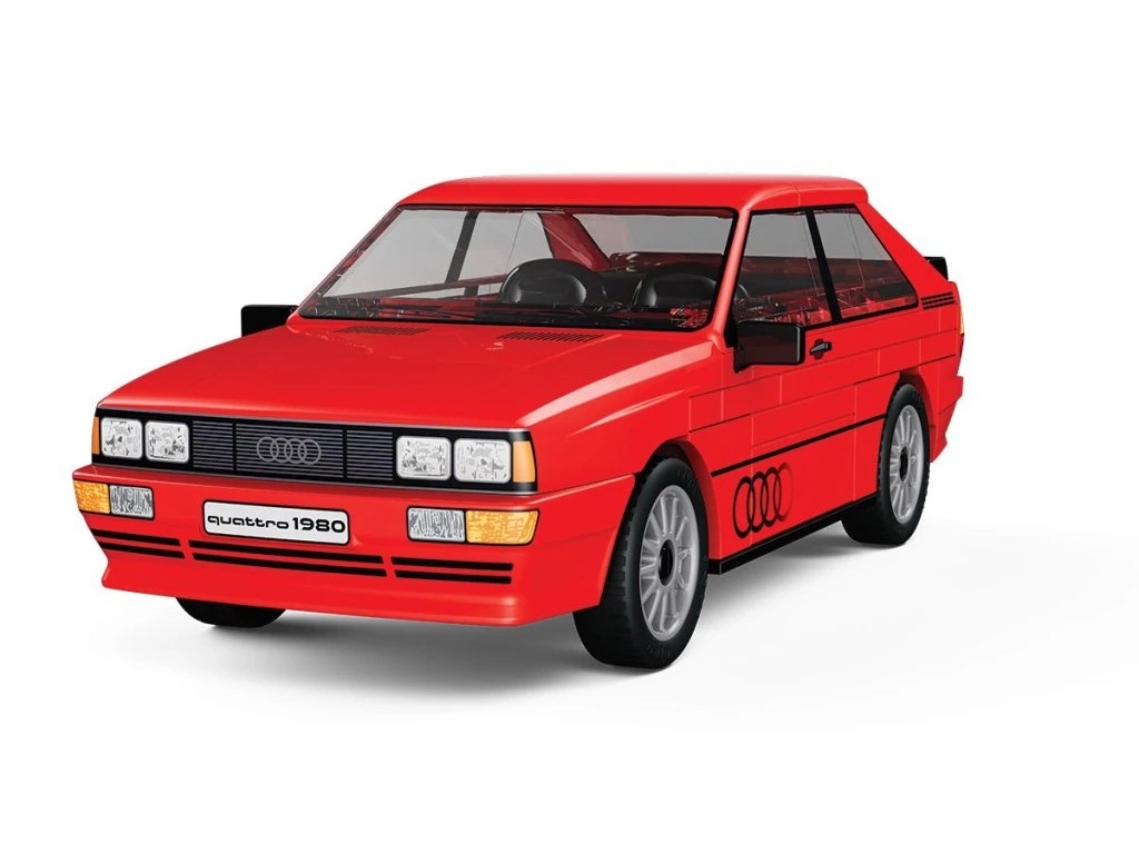 Cobi 24664 Audi Quattro 1980, červené, 1:35, 79 kostek