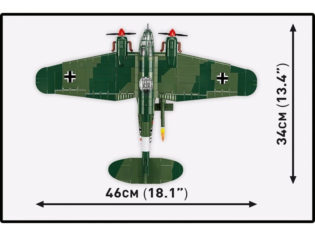 Cobi 5771 II WW Heinkel He 111 H-22 se střelou V1, 1:48, 927 k, 2 f, Executive edition