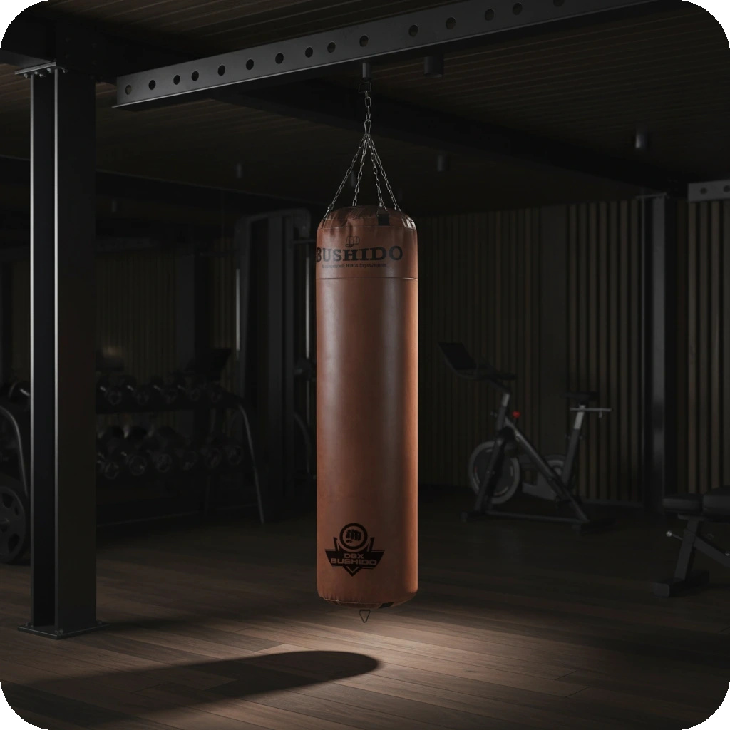Retro boxovací pytel DBX BUSHIDO Spartan 150x40 cm, 50 kg