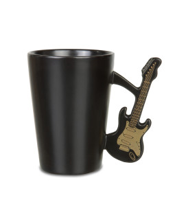 Hrnek Elektrická Kytara, černý matný, 300 ml.