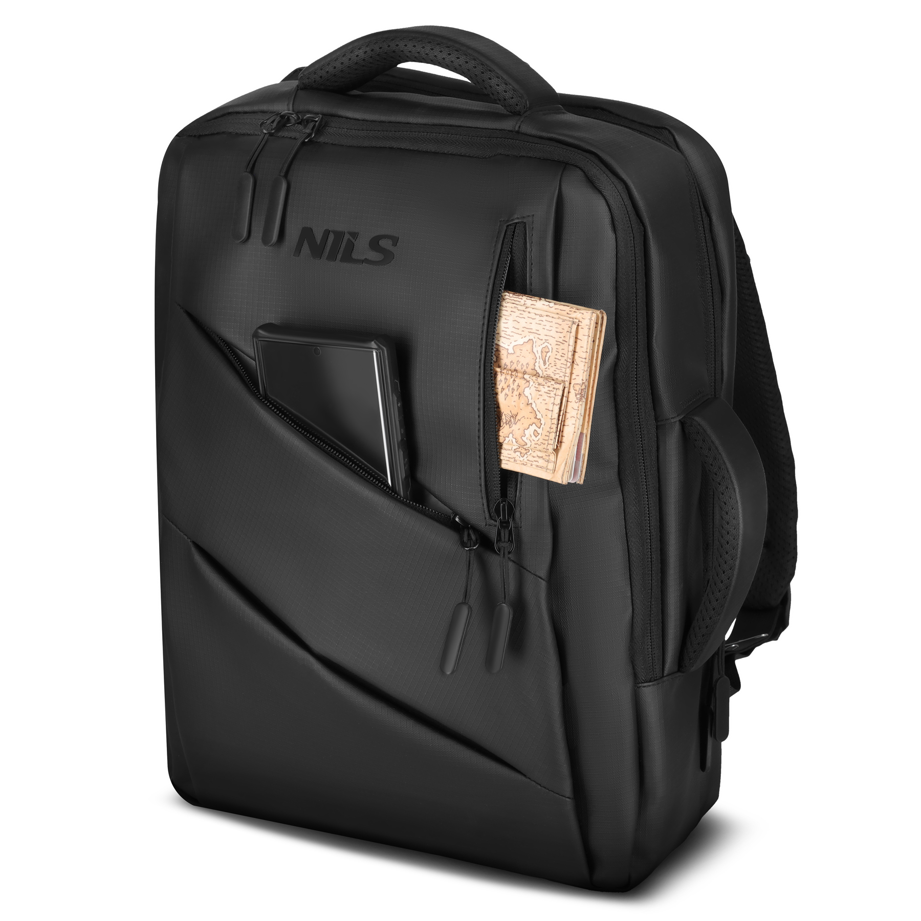 Cestovní batoh na notebook NILS NC4502, černý, 15 litrů