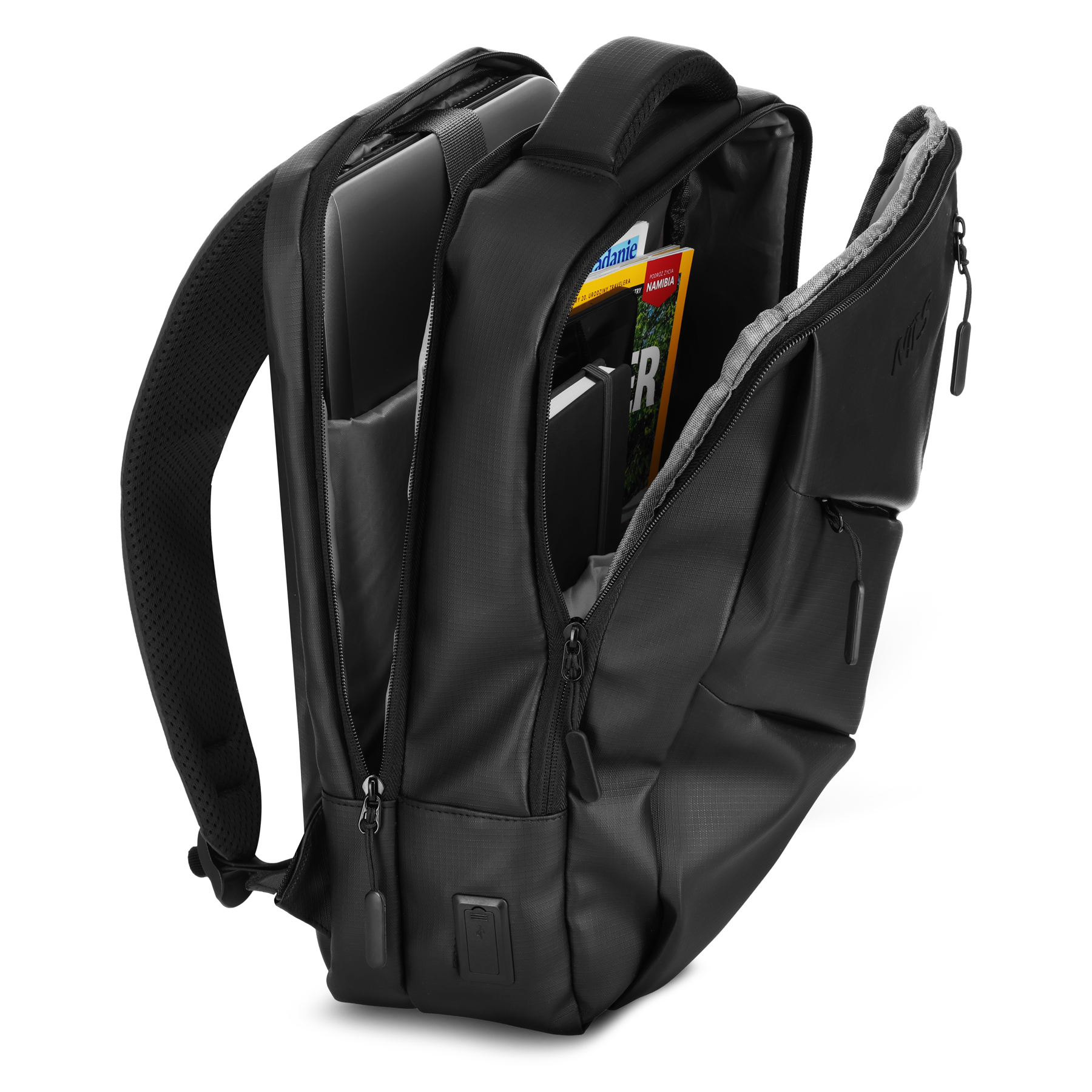 Cestovní batoh na notebook NILS NC4502, černý, 15 litrů
