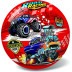 Gumový Míč Super cars - Monstr truck, 23 cm