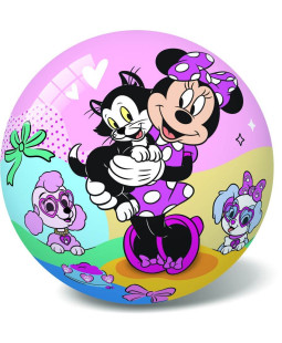 Gumový míč Disney Minnie a mazlíčci, 23 cm