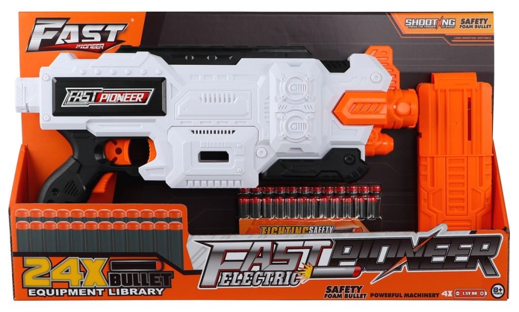 Blaster Fast, dětská pistole - 24 ks nábojů