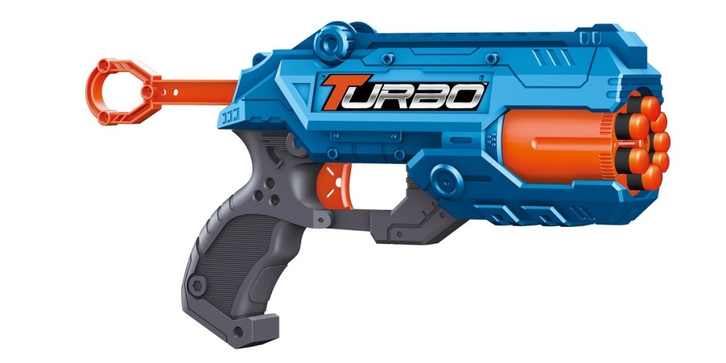 Blaster Turbo dětská pistole - 8ks nábojů