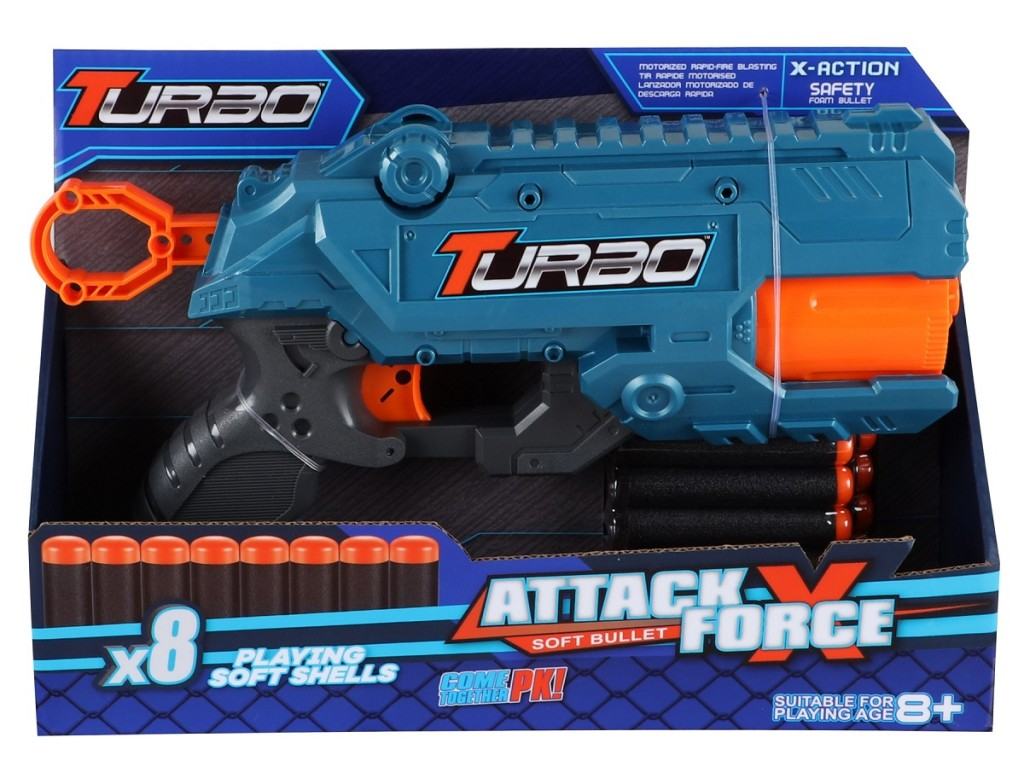 Blaster Turbo dětská pistole - 8ks nábojů