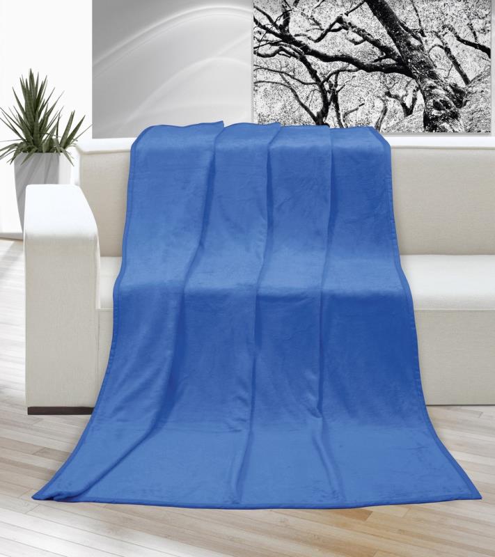 Bellatex Přikrývka KORALL MICRO Modrá - 200x230 cm