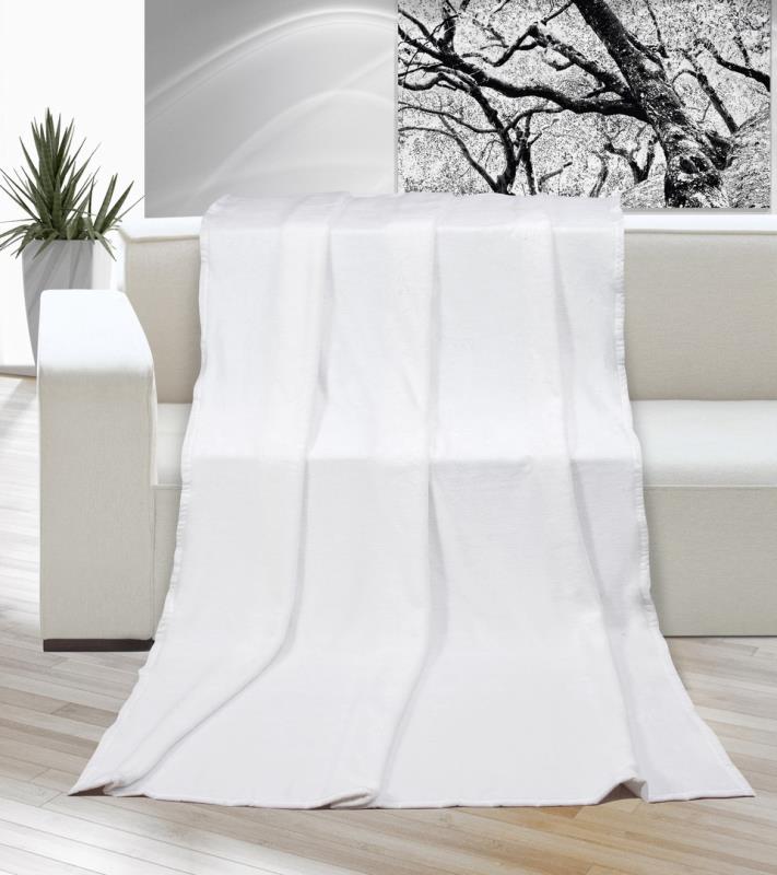 Bellatex Přikrývka KORALL MICRO bílá - 200x230 cm
