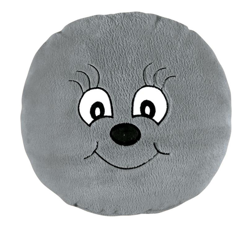 Bellatex Polštářek Kulička Šedá, 35 cm