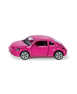 Siku blister - VW Beetle růžový s polepy