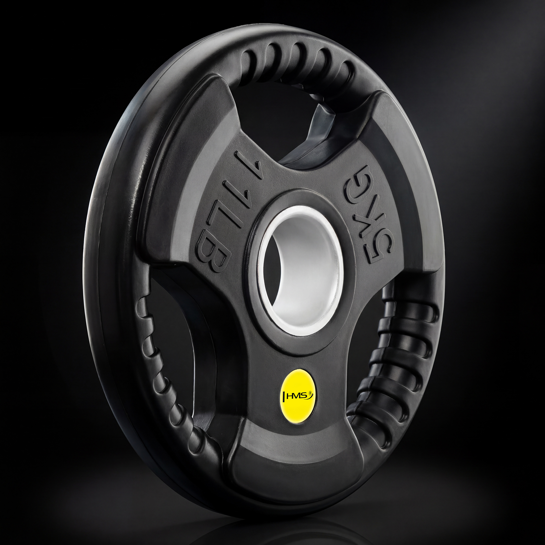 Olympijský pogumovaný kotouč HMS TOK05 Pro, 5 kg