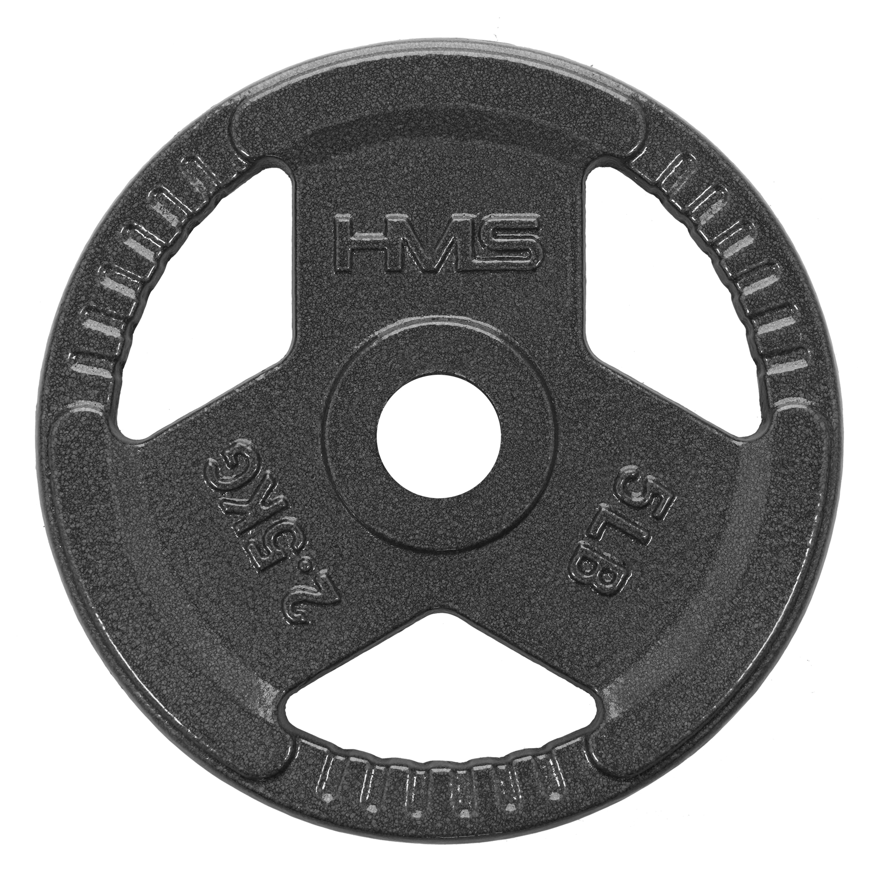 Litinový kotouč s držadlem HMS Hammertone THM02, 2,5 kg, antracit