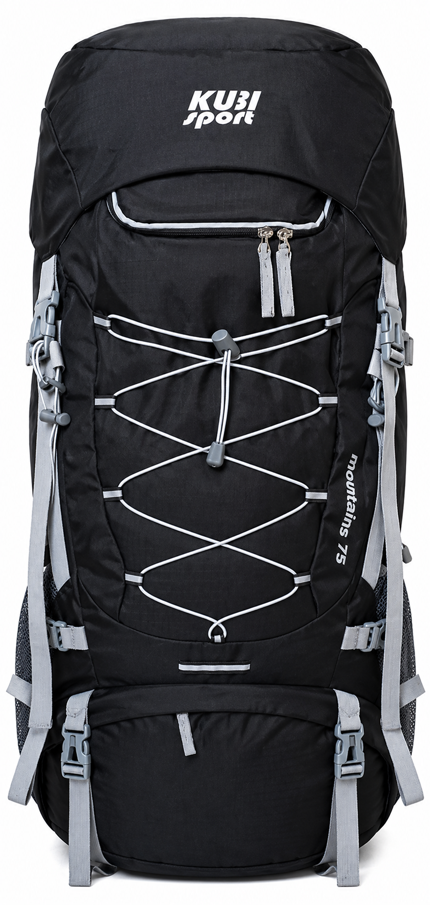 Turistický batoh Mountains 75 L, černý