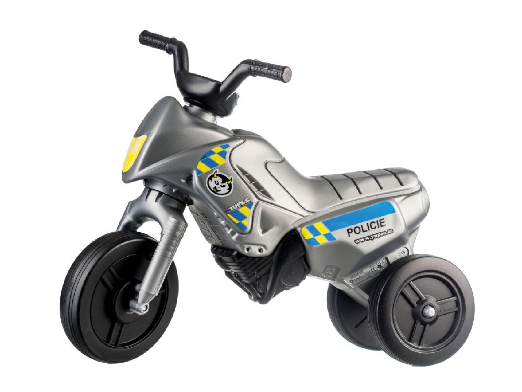 Odrážedlo Enduro Yupee Policie malé, nostnost 25 kg