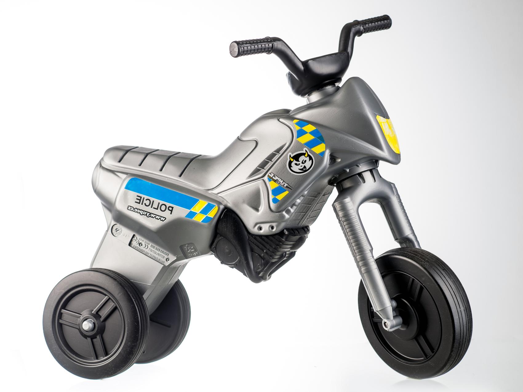 Odrážedlo Enduro Yupee Policie velké, nostnost 25 kg
