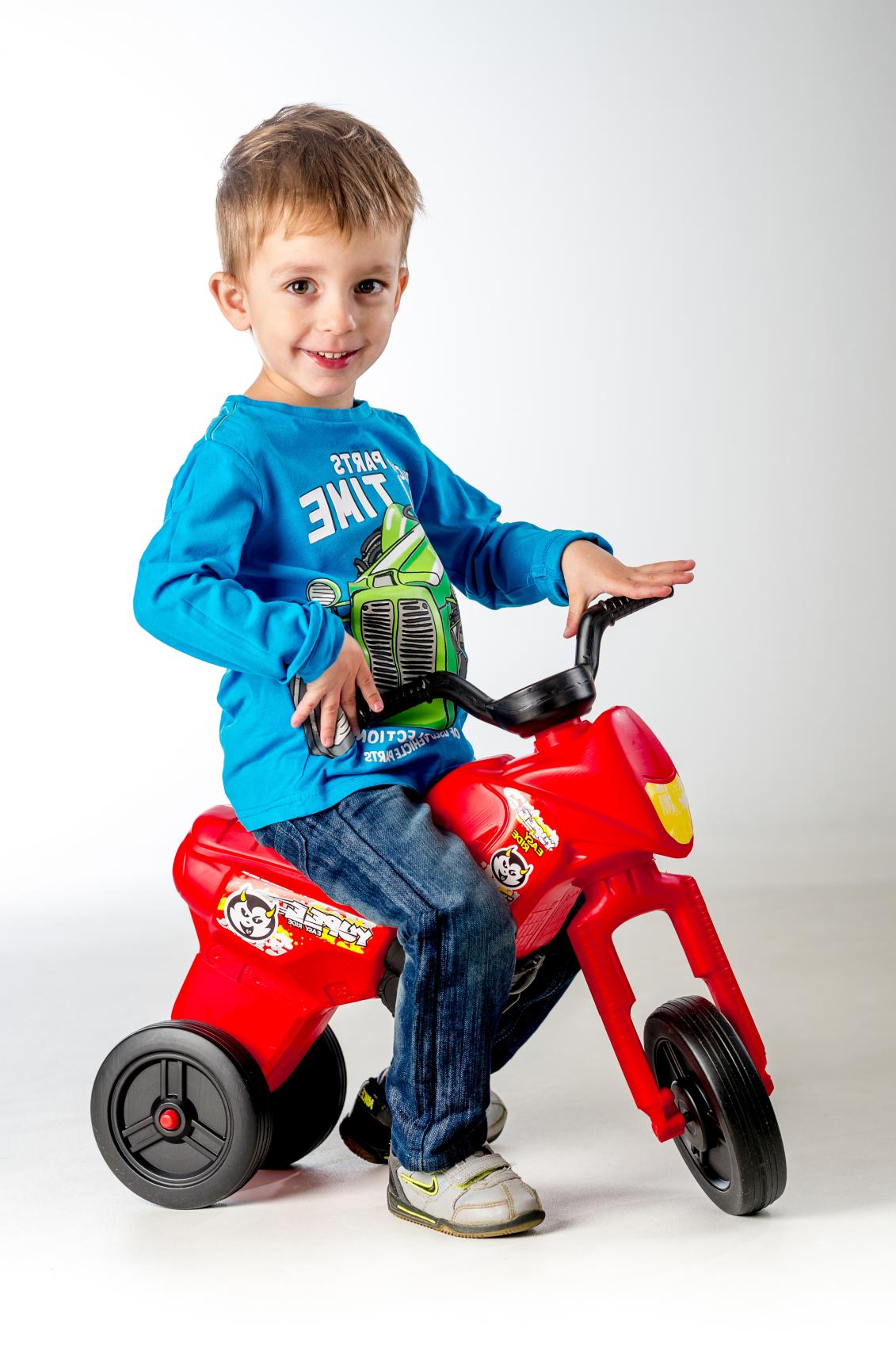 Odrážedlo Enduro Yupee velké, nostnost 25 kg, červené