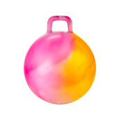 Skákací míč oranžovo-růžový s úchytem 45cm
