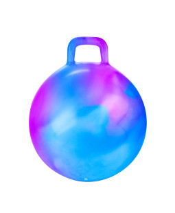 Skákací míč modro-fialový s úchytem 45cm
