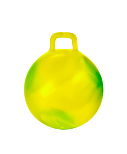 Skákací míč žluto-zelený s úchytem 45cm