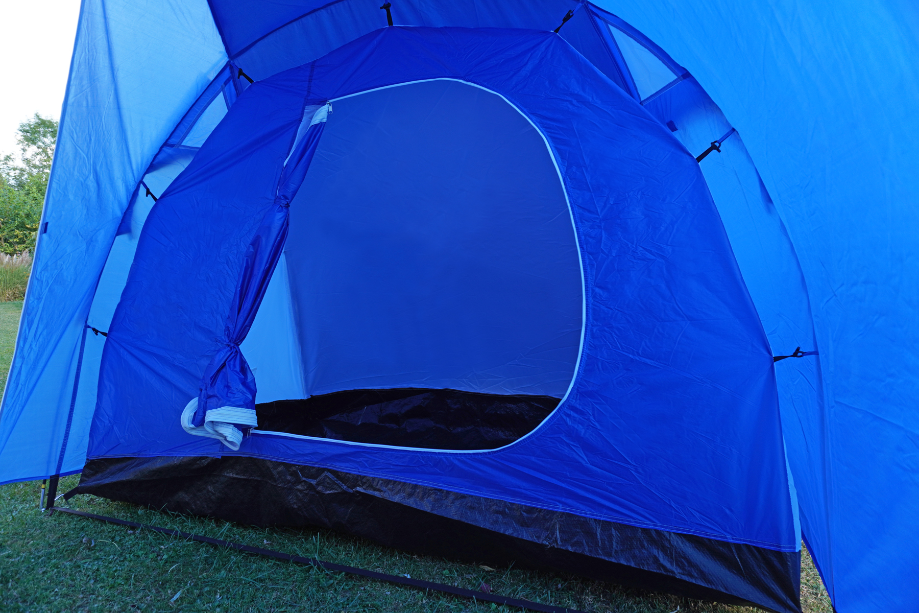 Rodinný stan pro 4 osoby, 2 ložnice, modrý