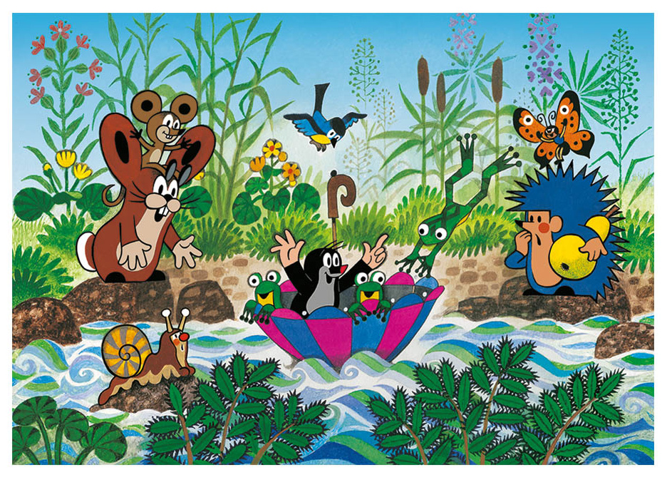 Dino Puzzle Krtečkova plavba 100XL