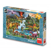 Dino Puzzle Boj dinosaurů 100XL