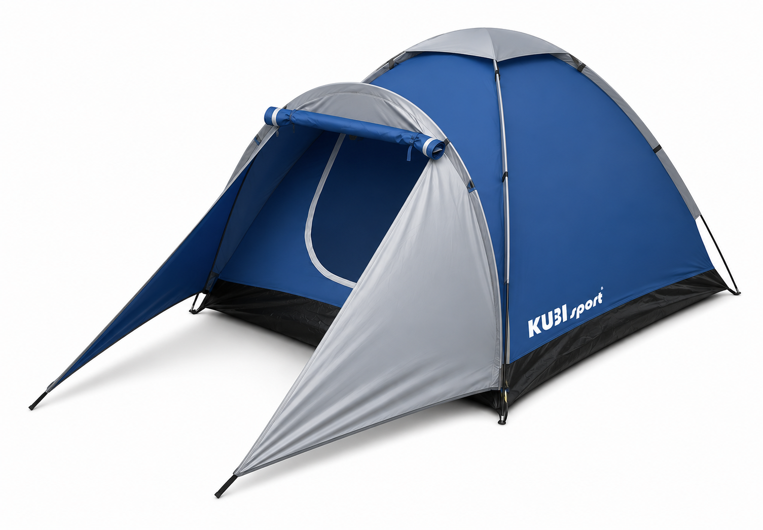 Stan monodome pro 3 osoby s předsíňkou, modrý