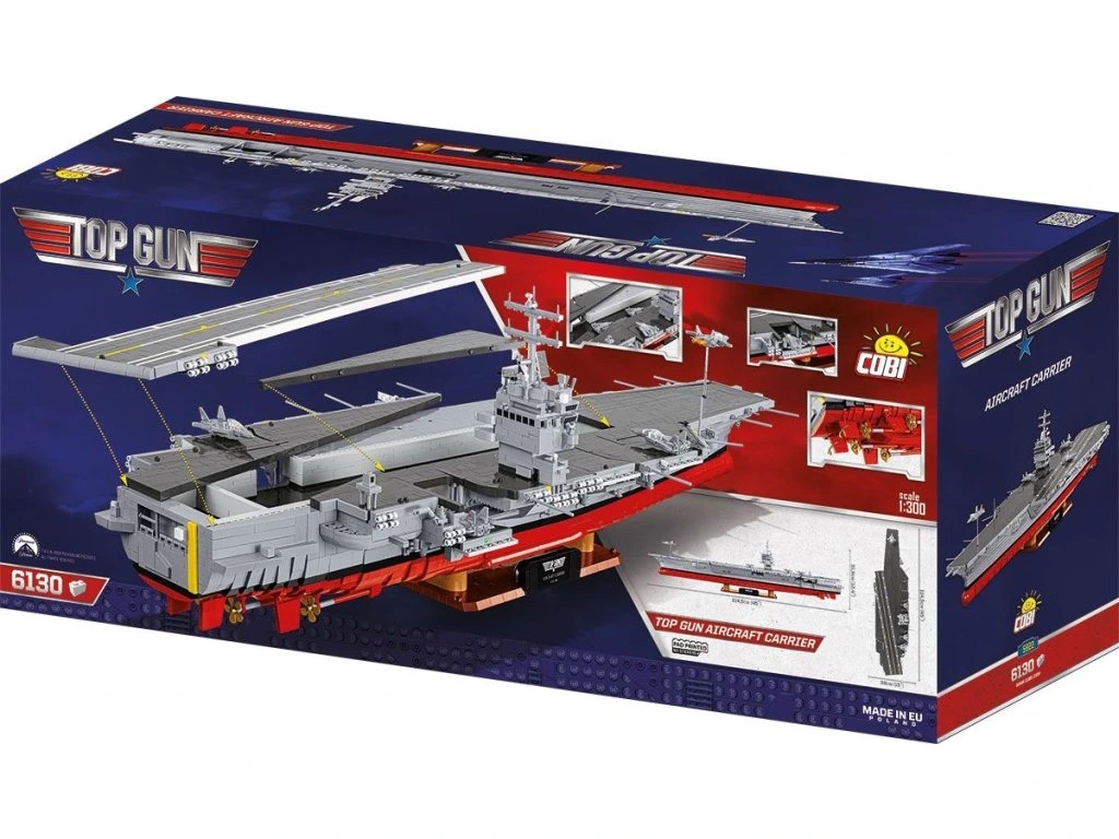 Cobi 5922 TOP GUN Letadlová loď, 1:300, 6130 kostek