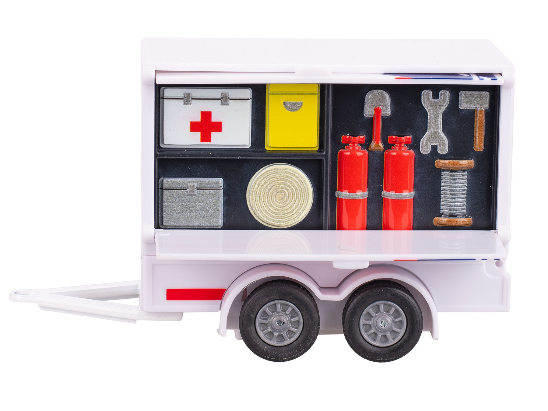 Kids Globe Traffic VW Transporter ambulance na zpětný chod, 27,5cm