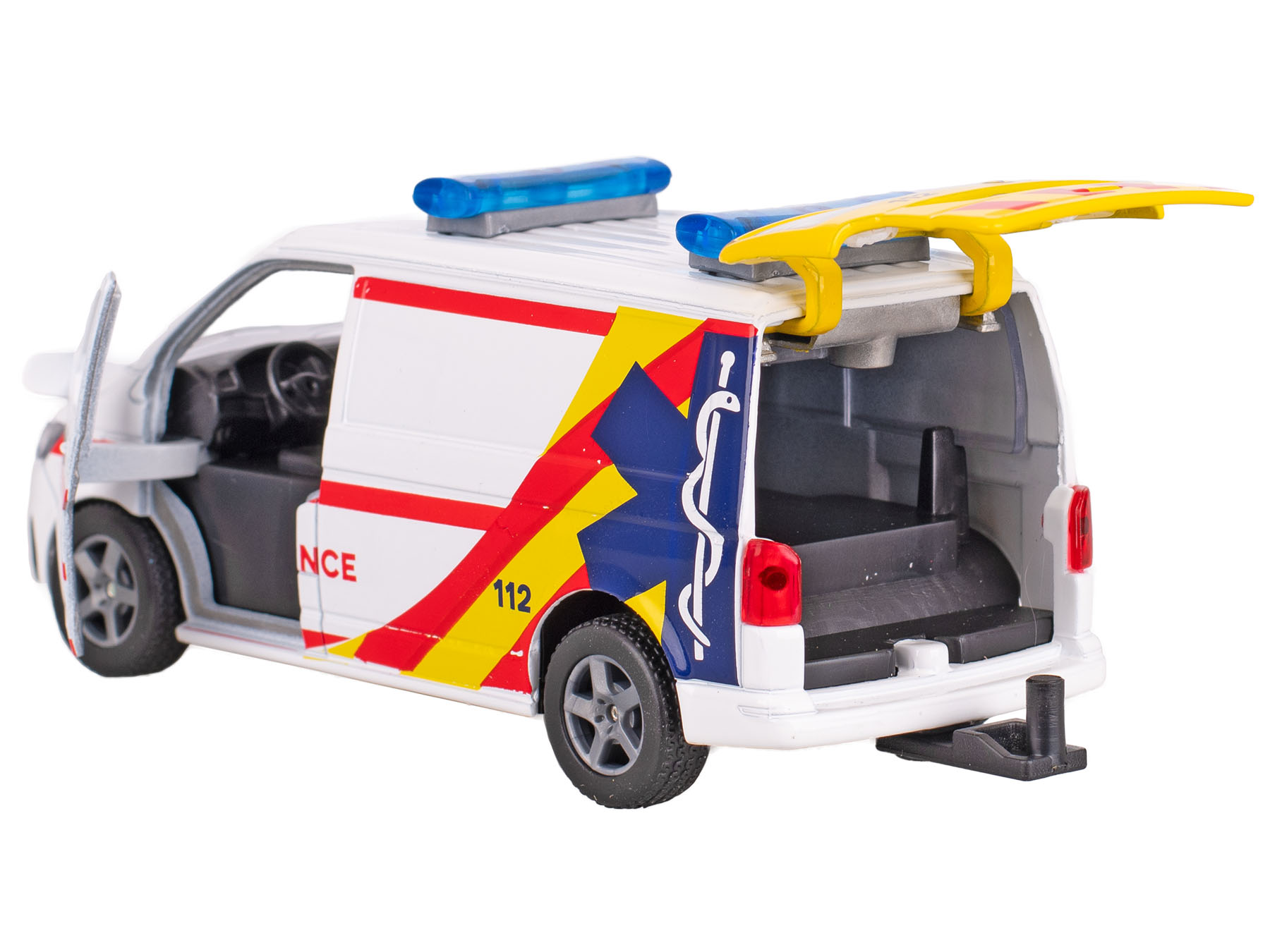 Kids Globe Traffic VW Transporter ambulance na zpětný chod, 27,5cm