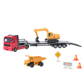 Play Traffic nakladač se stavebním autem volný chod, 25cm 