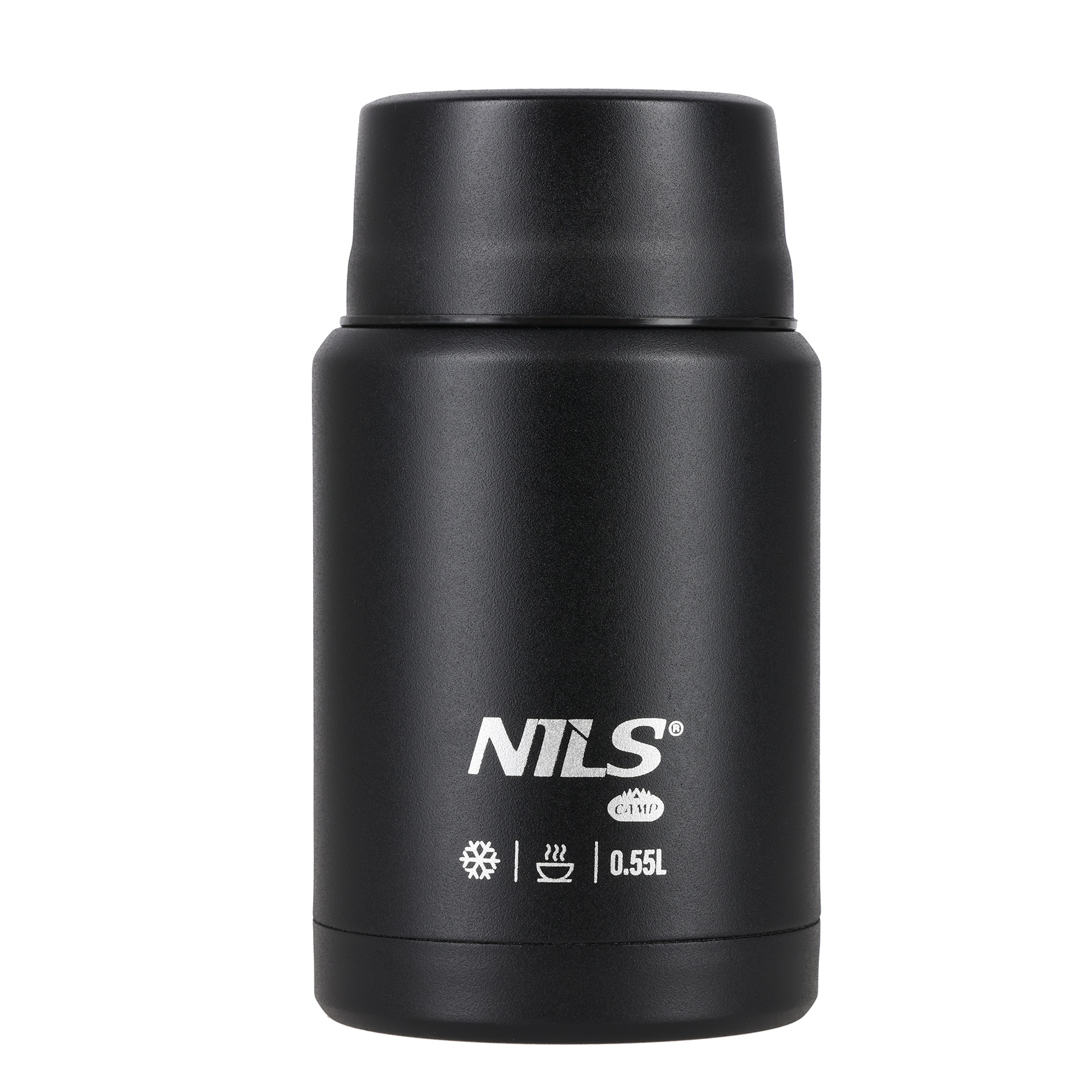 Termoska na jídlo NILS Camp NC3807, černá, 550 ml