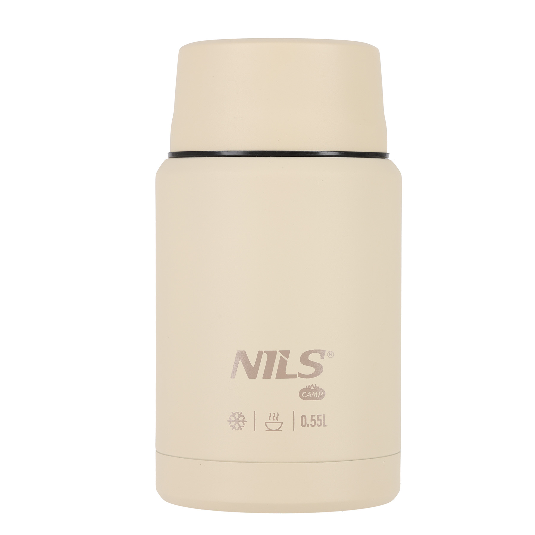 Termoska na jídlo NILS Camp NC3807, béžová, 550 ml
