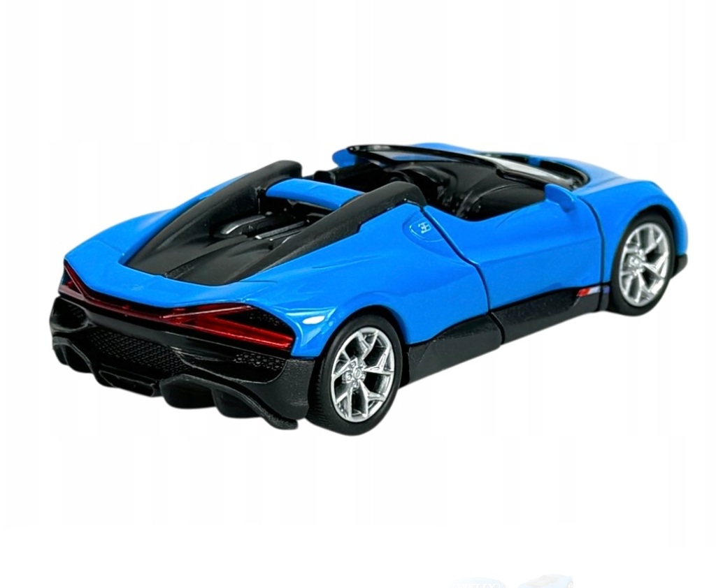 Welly Bugatti W16 Mistral modrý, 1:34-39