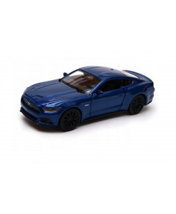 Welly Ford 2015 Mustang GT, modrý 1:34-39